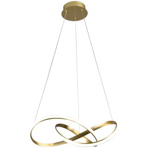 CAPPIO lampa wisząca wstęga-precel LED 36W złota