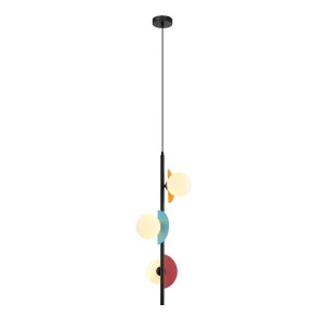 NAUTI lampa wiszące kule pionowa multikolor 3xG9