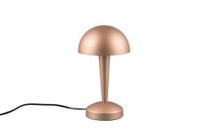 CANARIA lampa stołowa brązowa klosz metal brązowo-złoty LED 5W E14 DIM