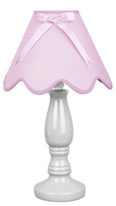 LOLA LAMPA GABINETOWA 1X40W E14 RÓŻOWA