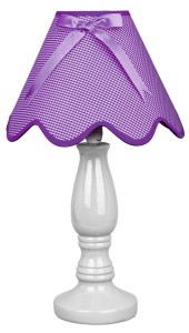 LOLA LAMPA GABINETOWA 1X40W E14 FIOLET