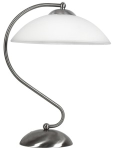 LIDO LAMPA 1X60W E27 SATYNA NIKIEL