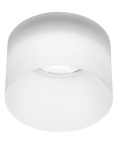 LAMPA SUFITOWA TUBA 1X50W GU10 MROŻONY ŚR. 7,8 CM
