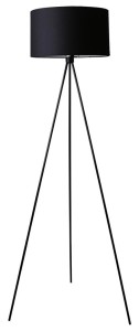 TRIANO LAMPA PODŁOGOWA 1X60W E27 CZARNY