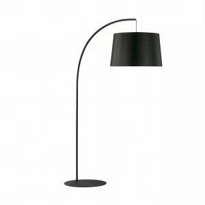 3092 KALAIYA LAMPA PODŁOGOWA CZARNO ZŁOTA