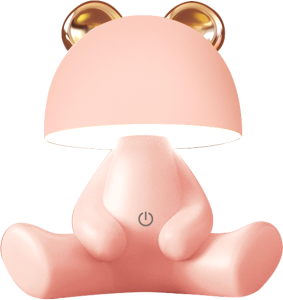 KDR-6303-PK LAMPA STOŁOWA MIŚ RÓŻOWA/PINK