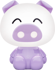 KDR-603B-PE LAMPA STOŁOWA ŚWINKA FIOLETOWA/PURPLE