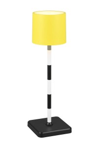 FERNANDEZ żółta przenośna lampa akumulatorowa LED 1,5W CCT IP54 DIM