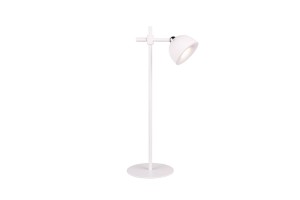 MAXIMA lampa biurkowa lub na klips biała LED 3W DIM ładowana