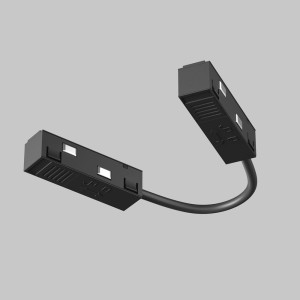 EXILITY łącznik czarny zasilający do połączeń kątowych szyn magnetycznych 26mm