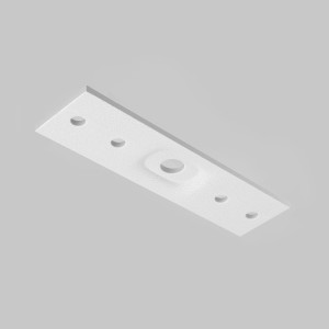 EXILITY łącznik prosty biały do szyn magnetycznych natynkowych 26mm