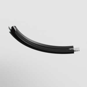 EXILITY łącznik łuk czarny do szyn magnetycznych wpuszczanych 26mm do płyt  GK 12,5mm