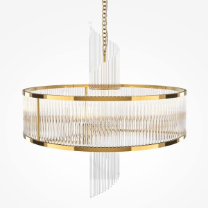 FRAME elegancka lampa wisząca złota 6xE14 MOD174PL-06G
