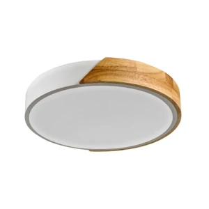 NASTRO sufitowa lampa LED drewno/metal biała