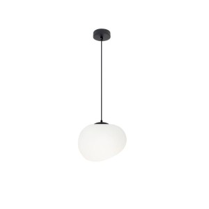 STONES 31-35127 lampa wisząca czarna/biała w kształcie kamienia 20cm