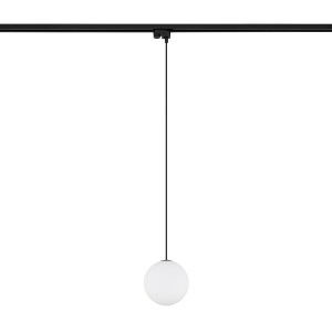 PROFILE SNOWBALL lampa wisząca szklana kula do szyny 1xG9