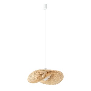 HAVANA S lampa wisząca bambusowa fi 50cm 1xE27 kolor naturalny styl boho