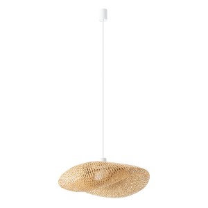 HAVANA M lampa wisząca bambusowa fi 60cm 1xE27 kolor naturalny styl boho