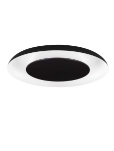 CAPINOTA LE44802 Czarna lampa sufitowa LED o owalnym kształcie z regulacją jasności