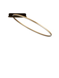 COMARAPA LE44674 Lampa sufitowa LED owalny kształt złota elegancja