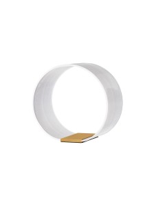 HUARAL LE44436 Lampa stołowa z akrylowym kloszem w kształcie pierścienia złota baza