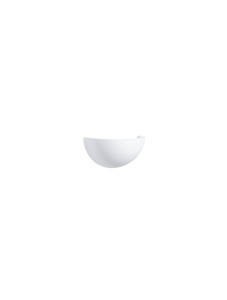 OTUYO LE44711 Nowoczesna Lampa Ścienna Kształtu Półkola Biała Minimalistyczna