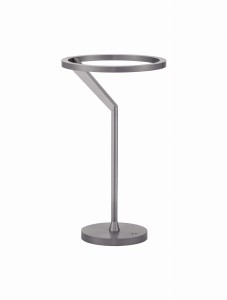 ZUDANEZ LE44770 Lampa stołowa Elegancka aluminiowa lampa o okrągłym kloszu i nowoczesnym designie z funkcją dotyku