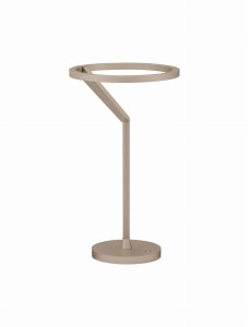 ZUDANEZ LE44774 Lampa stołowa złota z okrągłym kloszem i dotykowym sterowaniem