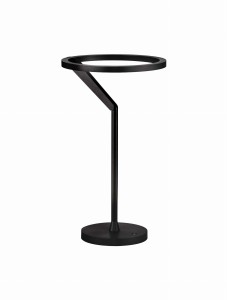 ZUDANEZ LE44778 Lampa stołowa z okrągłym kloszem nowoczesny design aluminiowa podstawa
