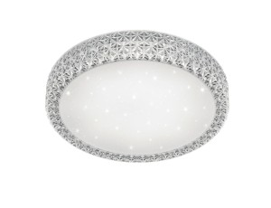 PEGASUS R62423100 plafon LED 24W CCT z akrylowymi kryształkami efekt gwieździstego nieba pilot w zestawie