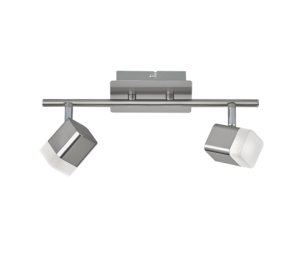 ROUBAIX R82152107 lampa ścienna sufitowa LED 2x3,5W nikiel mat regulowany
