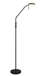 MORENO R44561132 lampa stojąca czarna LED 3W CCT przenośna sterowanie dotykowe