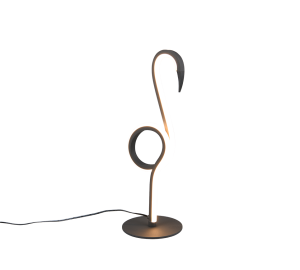 INGO R54581132 lampa stołowa czarny flaming LED 6W 3000K