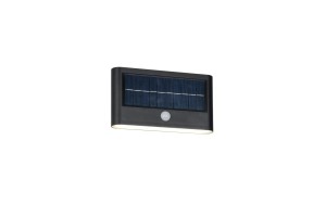 RAMOS HYBRID R24746232 kinkiet solarny z czujnikiem ruchu LED 8W możliwość ładowania przez USB-C