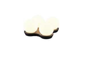 LORNA R54534102 lampy stołowe kule 4szt LED 1,5W przenośne stacja ładująca w zestawie
