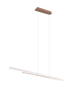 ODIO R37882176 lampa wisząca jasnoszaro-kawowa LED 22W 3000K