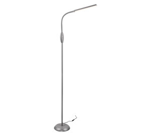 TORO R47641111 szara lampa stojąca LED 5W CCT ściemnianie dotykowe