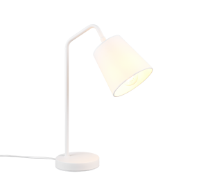 BUDDY R51721031 lampa stołowa biała 1xE27