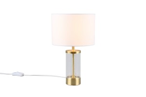 GRAZIA R51711008 lampa stołowa złota 1xE14 podstawa szklana