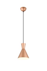 ENZO R30781065 lampa wisząca fi 20cm kawowa 1xE27