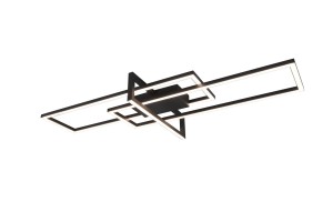 SALINAS 620310332 lampa sufitowa LED prostokąty czarna 100cm