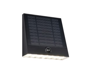 ALVORADA R23326102 kinkiet solarny LED 6W z czujnikiem i możliwością doładowania przez port USB