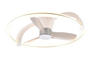 STOCKHOLM R64262131 biała lampa sufitowa z wentylatorem LED 37W CCT sterowanie pilotem