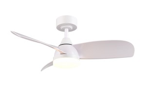 HELSINKI R62732131 biała lampa z wentylatorem LED 20W CCT sterowanie pilotem