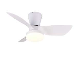 RANDERS R64412131 lampa z wentylatorem biała LED 20W CCT sterowanie pilotem