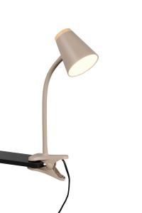 PONGO R25831143 lampa z klipsem beżowa LED 4,5W 3000K