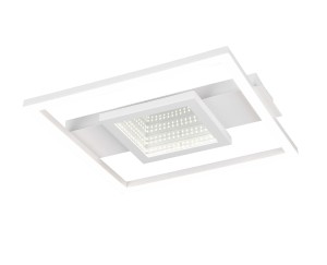 WHEELER R64801931 biały kwadratowy plafon LED 16W z lustrem