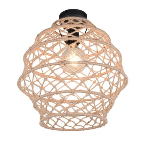 HIVE R61681036 lampa sufitowa ze sznurka konopnego fi 38cm 1xE27