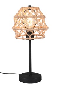 HIVE R51681036 lampa stołowa ze sznurka konopnego 1xE27