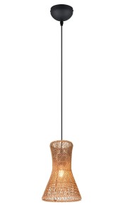BIJOU R31831026 lampa wisząca abażur z plecionego papieru 1xE27